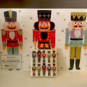 Hester & Cook Nutcracker Paper placemats and Paper Napkins pair!